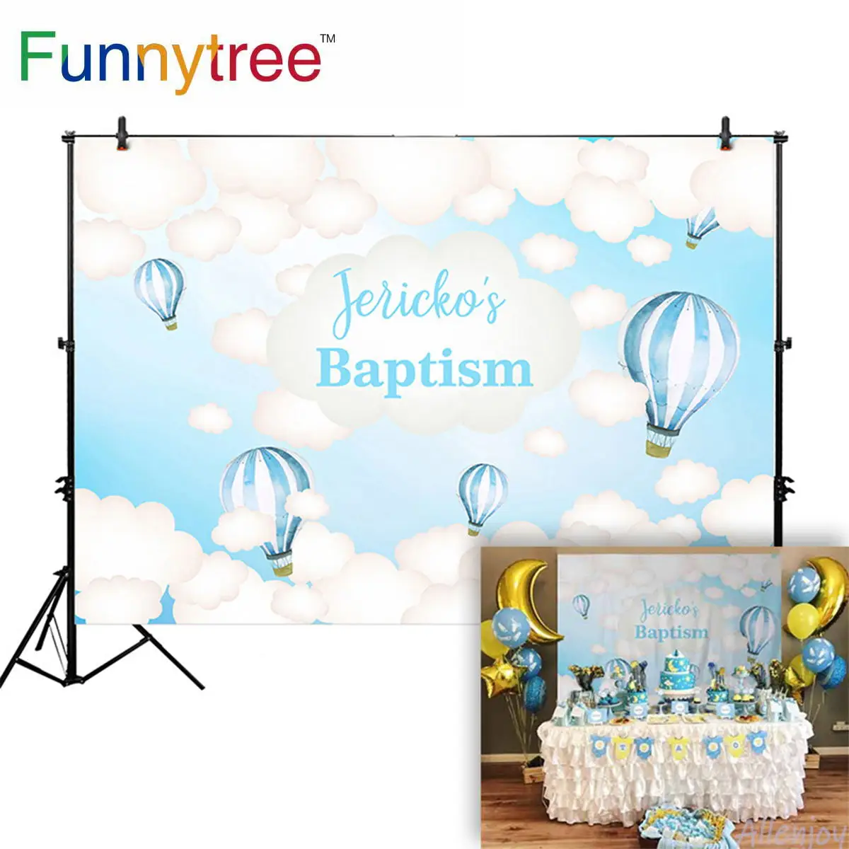 Фон Funnytree с воздушным шаром для фотосъемки первого дня рождения | Электроника