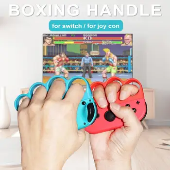 

1 Pair L&R Boxing Games Handle Grip Hand Grips for Nintendo Switch NES Switch Joy-Con Controller Gamepad Fitness Boxing Game