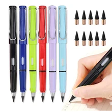 Crayon éternel d'écriture illimité, 5 pièces/lot, sans encre, écologique, fournitures scolaires, papeterie, signe, cadeaux