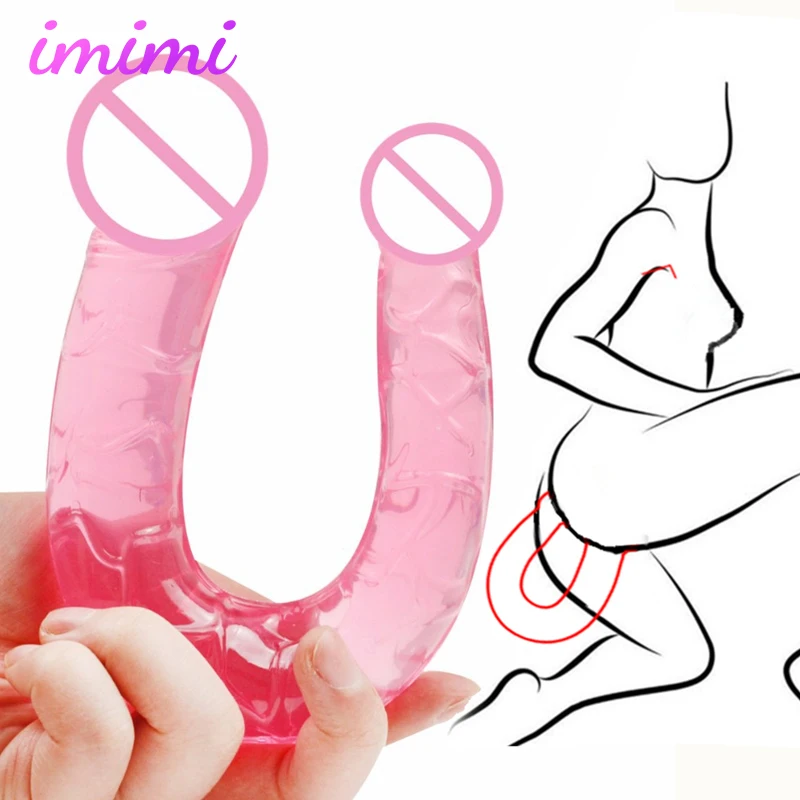 Long Soft Realistic Dildo Bending Silicone Anal Plug Vaginal Butt Plug Massager Clitoris Stimulator Female Masturbator Sex Toys