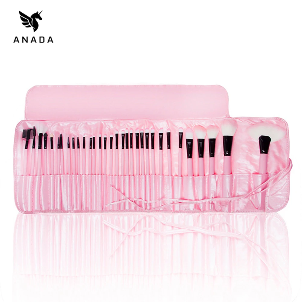 Pincéis de Maquiagem Profissional com um Escovas para Maquiagem por Atacado Conjunto Bolsa Eyeshadow Eyeliner Pestana Sobrancelha 32 Pçs