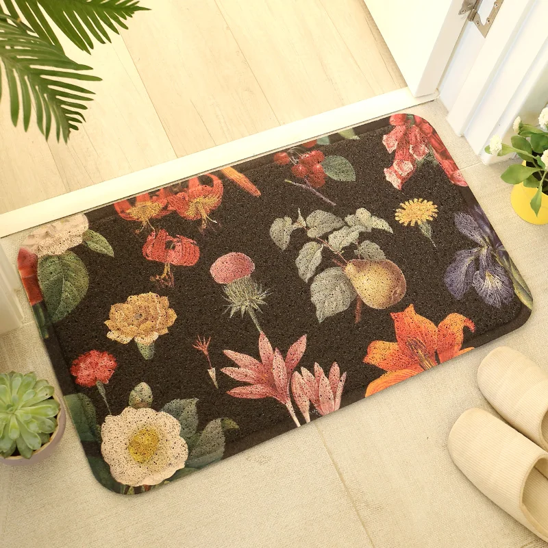 Напольный коврик в дверь коврик водонепроницаемый Туалет ванная Противоскользящий кухонный маслонепроницаемый коврик ковер