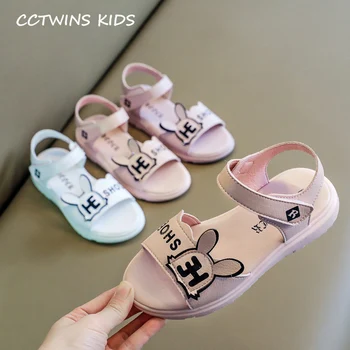 

Kids Shoes 2020 Summer New Children Pu Leather Shoes Baby Girls Brand Princess Sandals Toddler Brand Bunny Soft Flat PY-PS-020