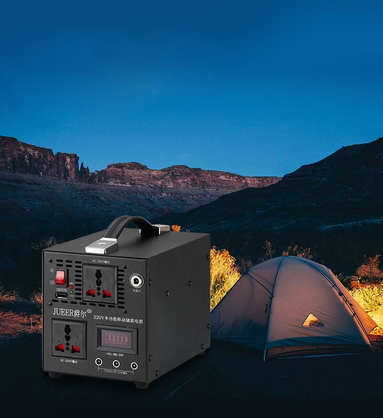 

78000mA/117000mA Energy Storage Power Supply 500W AC Output Outdoor Portable Solar Power Generator Emergency Standby Power Bank