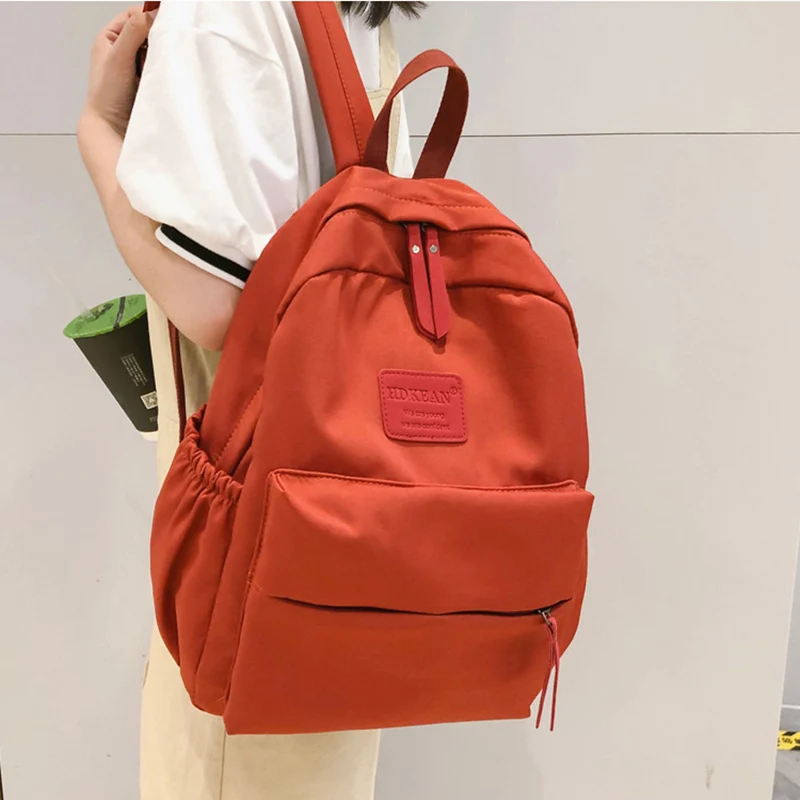 Женские Водонепроницаемые нейлоновые дорожные женские рюкзаки Mochila Escolar