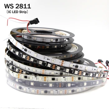 

WS2811 DC 12V Addressable RGB Colour Changing Tape Light 1 IC Control 3 LEDS full color 50cm/1m/2m/3m/4m/5m IP30/IP65/IP67