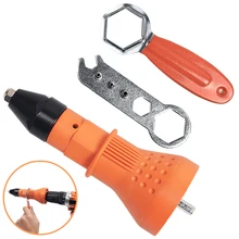 Pistolet à Riveter pour perceuse sans fil, 1/4 "x, Kit d'outils de rivetage