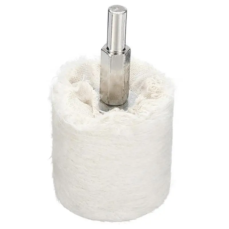 Cylindrical Conical Buffing Grinding Head Cotton Cloth Wheel Abrasive Tool