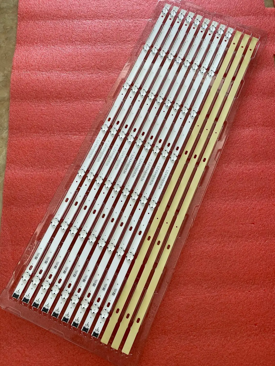 Led para lg Tira Retroiluminação 43uj6300 43uj6500 43uj6560 43uj651v 43uj561v 43uj701v 43uk6200 43uj630v 43uj635v 43lj614v 3 Pçs - Set - Image 4