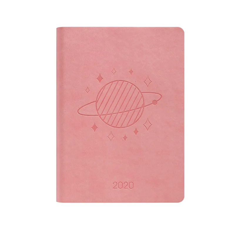 Little Planet Efficiency Manual планируйте этот блокнот для планирования ежедневных 365 дней - Цвет: Light pink