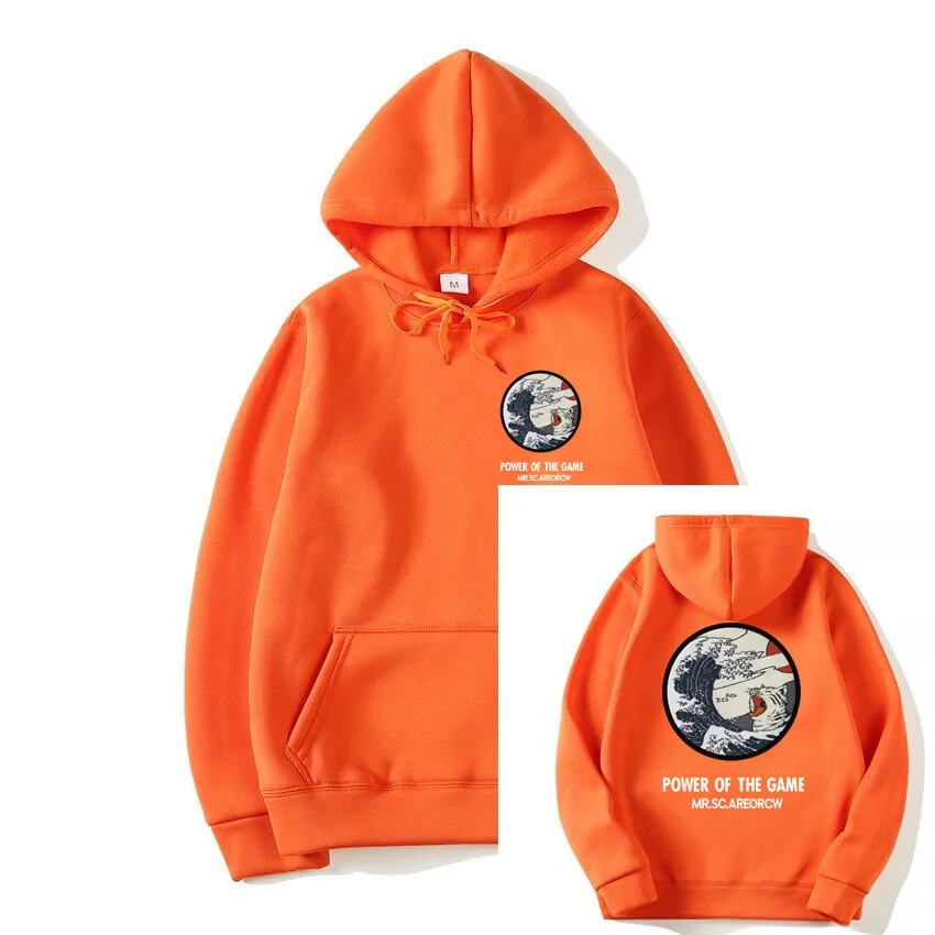orange Leosoxs размер модные красочные кофты с капюшоном женская утепленная одежда зимняя Толстовка для женщин Хип Хоп Уличная однотонная флисовая толстовка - Цвет: orange