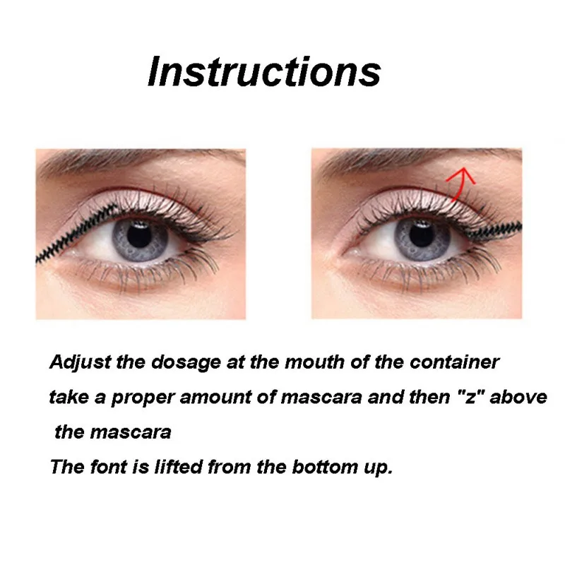 Thick Mascara Natural Curling Dense Eye Lashes Long-lasting Waterproof Eyelashes Smudge-proof Mascara