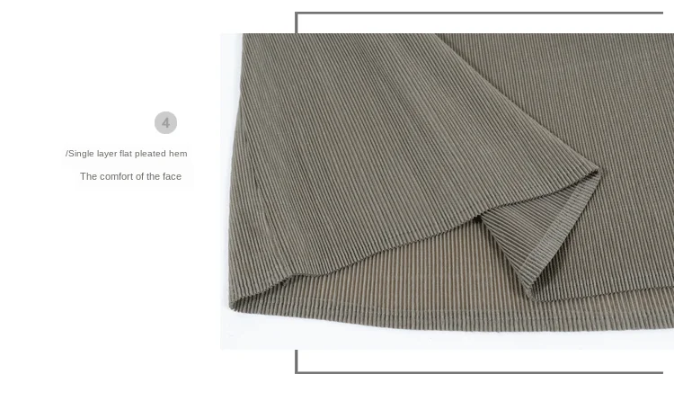 Miyake Плиссированное новое платье с ушками, модное прямое платье трапециевидной формы с v-образным вырезом, платье с перекрестными краями для женщин, весна