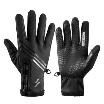

Motorcycle Bicycle Thermal Gloves Winter Touch Screen Warm Gloves Waterproof Windproof For Cycling Riding Running Outdoor Sports