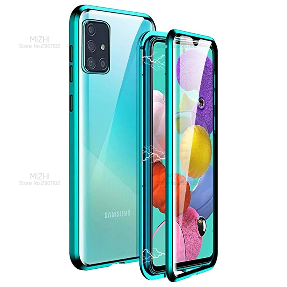 Чехол для Samsung Galaxy A51 двухсторонний стеклянный чехол 360 | Мобильные телефоны и