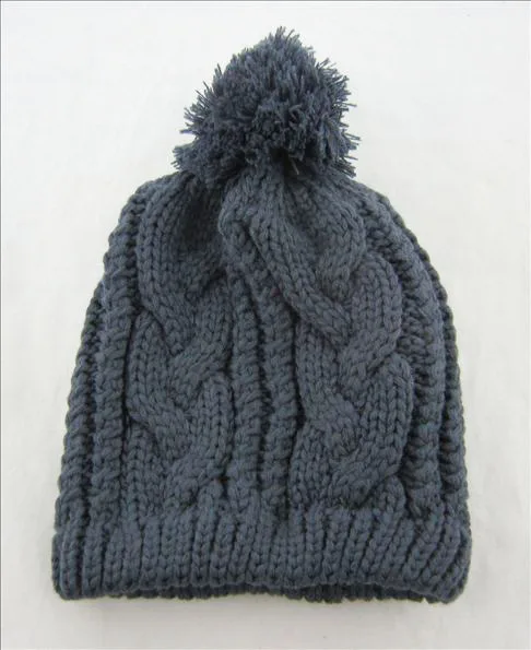 gray hat Новинка, мужские зимние шапочки для женщин, шапка, шапочка с помпоном, мужская вязаная шерстяная шапка с ушками, теплая шапка Skullies - Цвет: gray hat