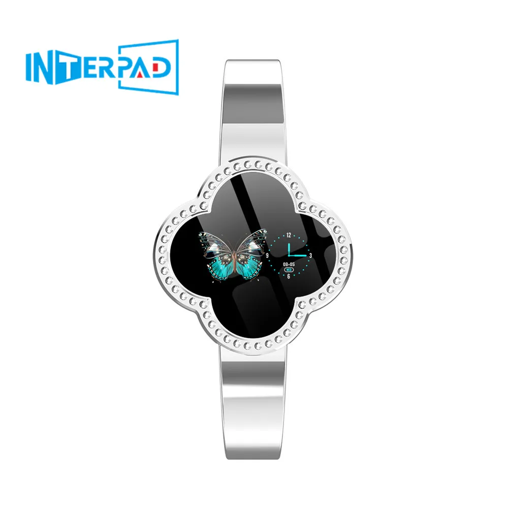 

Interpad S6 Men Women Waterproof Heart Rate Tracker Message Reminder Remote Control Sleep Tracker Alarm Clock For Android ios