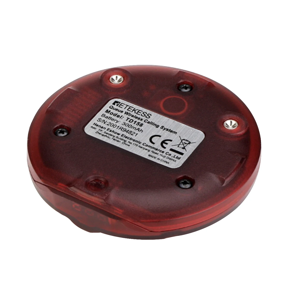 Retekess Charging Base For TD158 Restaurant Pager Wireless Calling Paging System Coffee Shop Church Clinic