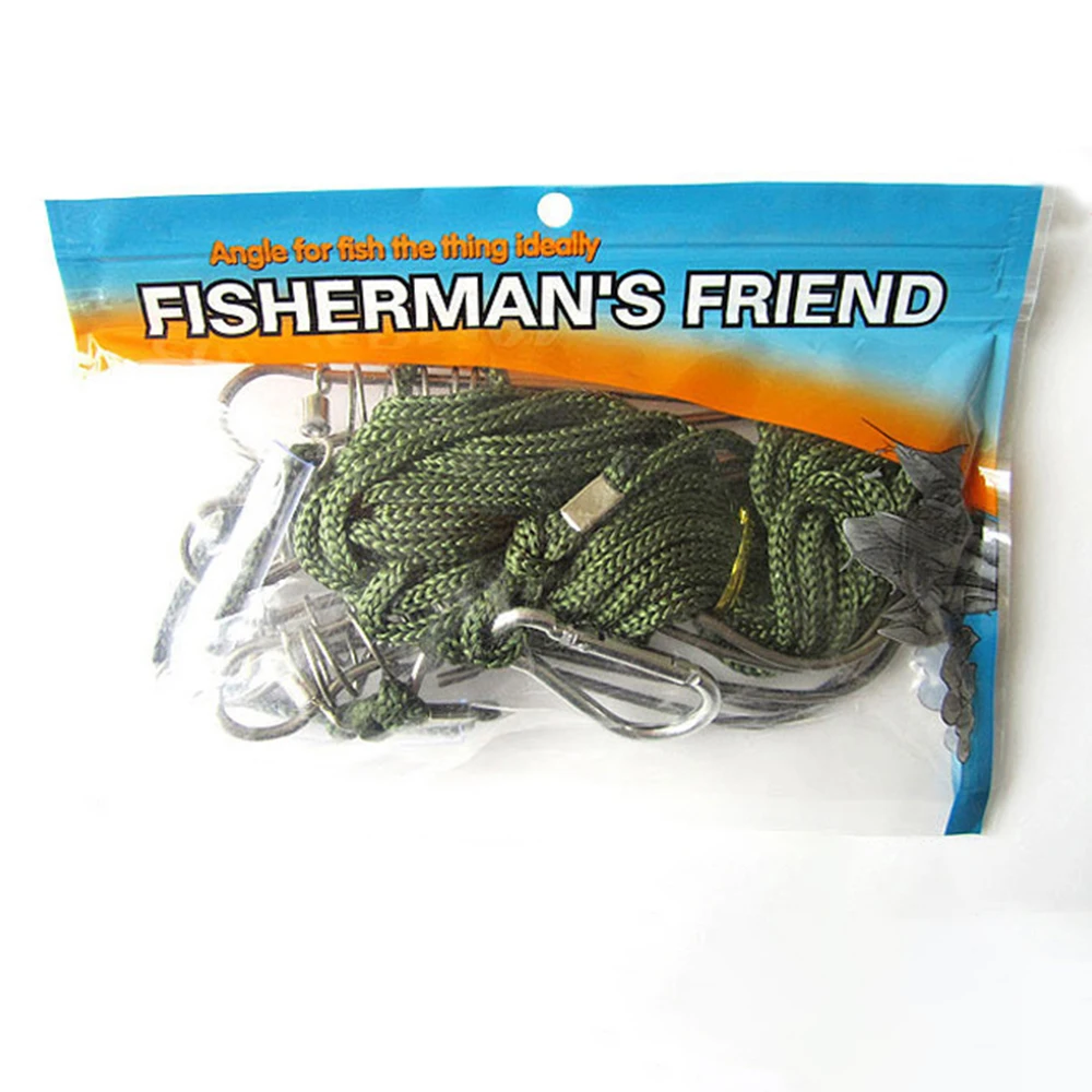 Кукан с карабином из нержавеющей стали живой пояс ловля на поплавочную удочку