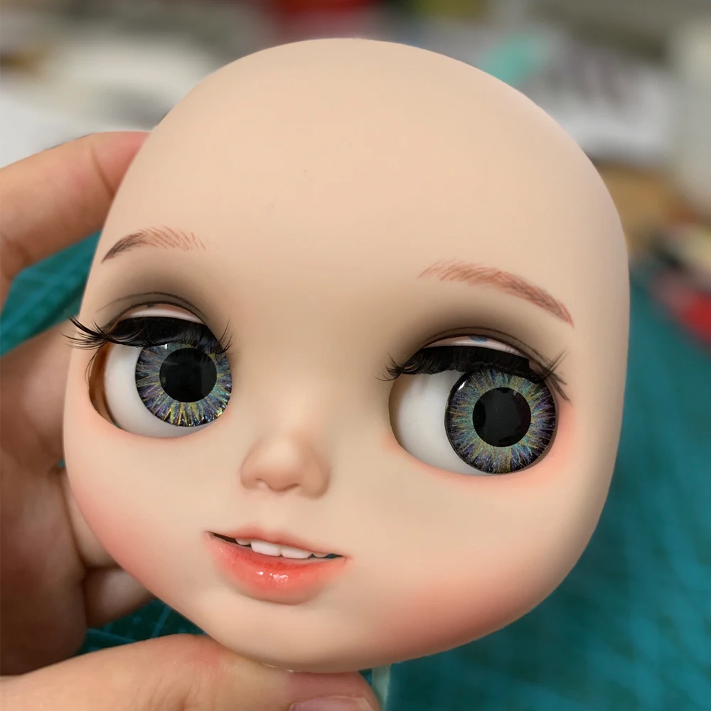 1/6 BJD 30 см куклы игрушки 19 суставов высокое качество Кастомизация кукла Обнаженная Блит, лицевая пластина с макияжем милый реальный стиль - Цвет: Цвет: желтый