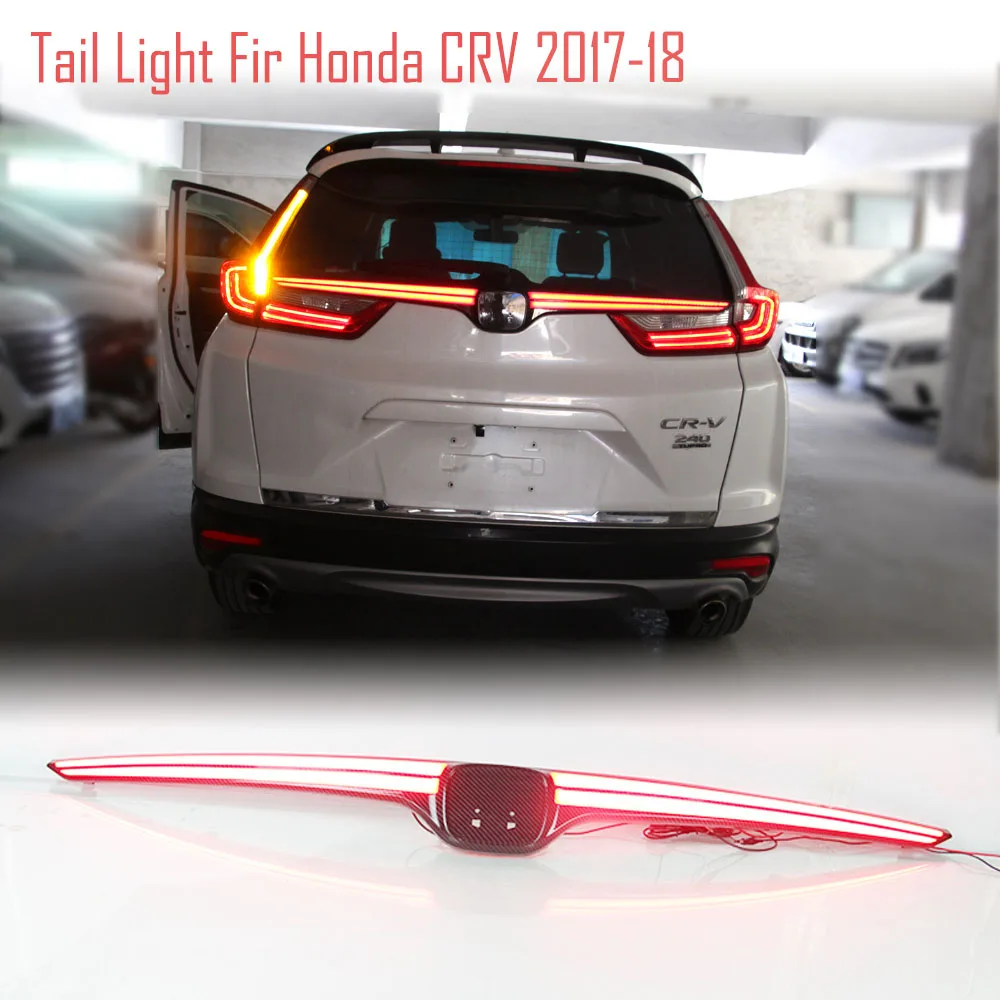

Ultra-bright LED Rear Fog Lamps Brake Tail Light Bumper Reflector Lights Fit For Honda CRV CR-V 2017-2019