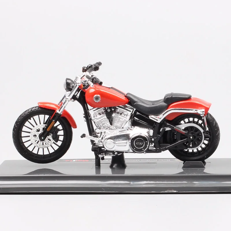 1/18 весы maisto HD Breakout softail мотоцикл литой автомобиль игрушка миниатюры для детской коллекции спортивный велосипед Красный