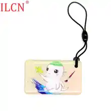 S50 1K 13,56 Mhz UID Брелок карта сменный перезаписываемый дубликатор для создания копий RFID IC Близость тег брелоки Token Ring контроль доступа 1