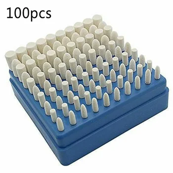 

100pcs Polishing Heads Grinding Wheel Cylinder/bullet shaped Multifunctional