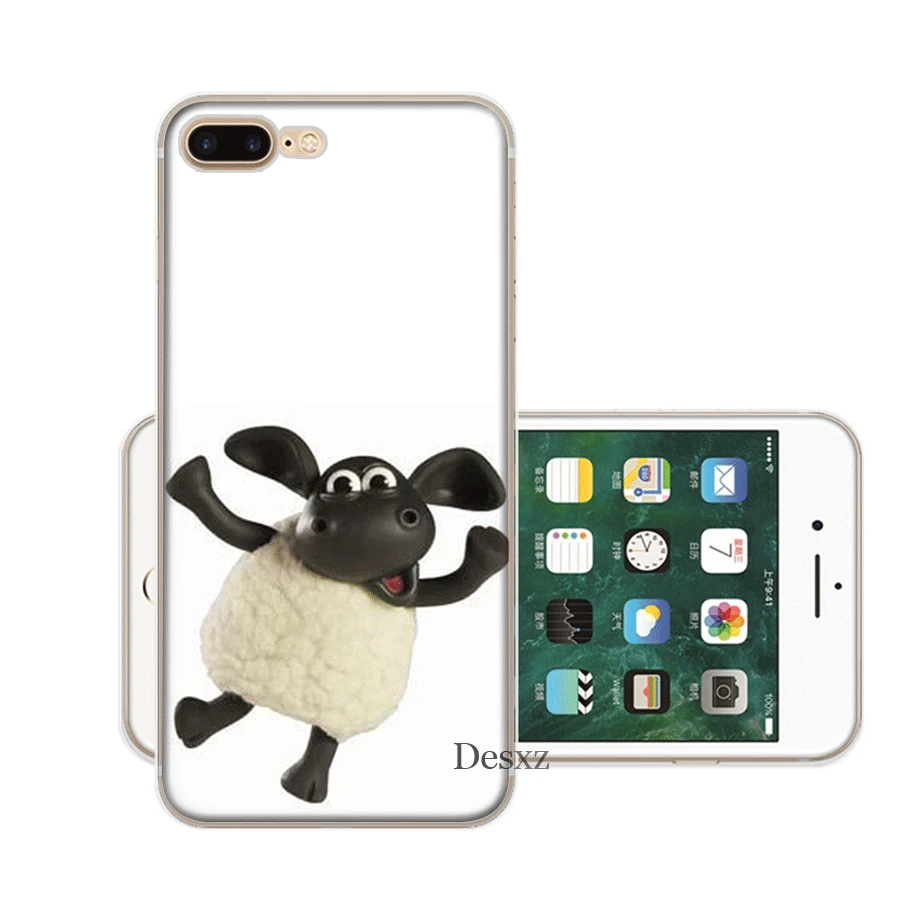 Мобильный телефон чехол для iPhone 7 8 6 6s Plus 11 Pro X XS Max XR 5 5S SE жесткий новый Shaun овечья