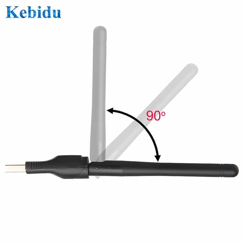 Беспроводная сетевая карта kebidu 150 м USB 2 0 Wi Fi 802 11 b/g/n LAN антенна адаптер с антенной