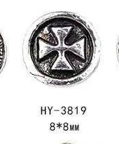 HY-3819 10pcs 10 шт./лот, 3d дизайн ногтей винтажный дизайн украшения из сплава на ногти салонные принадлежности - Цвет: HY-3819 10pcs