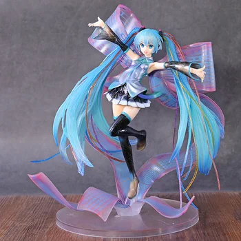 

Vocaloid 01 Hatsune Miku 10th Anniversary Ver. PVC Figure Collectible Model Toy Doll