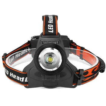 

Rotated T6 Headlamp Zoomable 3 Switch Modes LED Moving Headlights For Hiking Camping Riding Fishing Hunting Outdoor Sport 18650