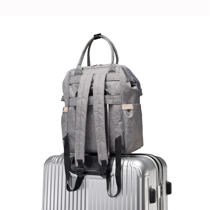 9 Colors Fashion Mummy Maternity Nappy Bag Brand Large Capacity Baby Bag Travel Backpack Designer Nursing Bag For Baby