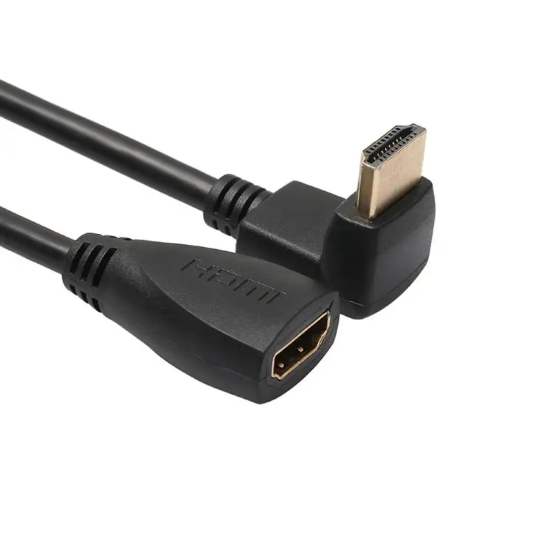 0,3 m HDMI Женский до 90 градусов Мужской кабель 1,4 V для PS4 tv DVD