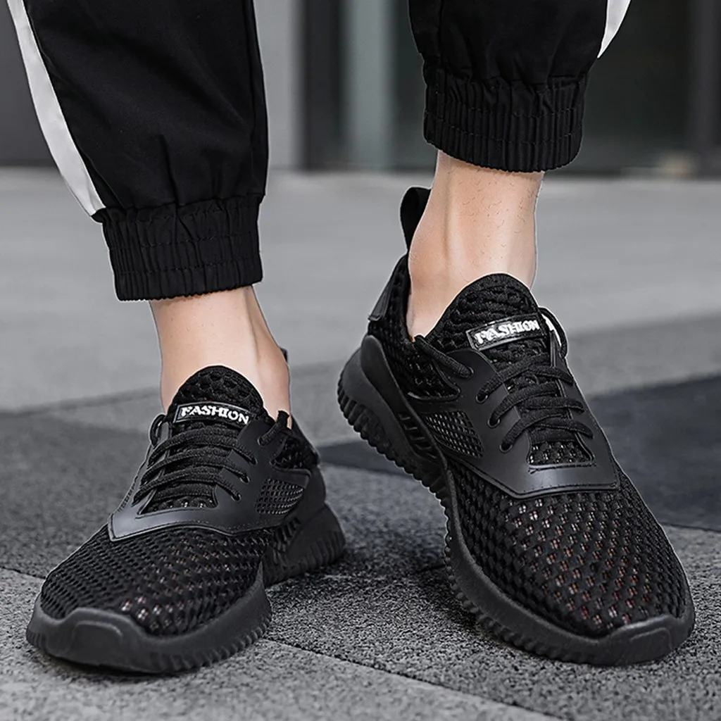 men sport shoes 2020summer Popular Sports Shoes Flying Woven Breathable Casual Men's Shoes Lightweight Breathable Sneakers #z