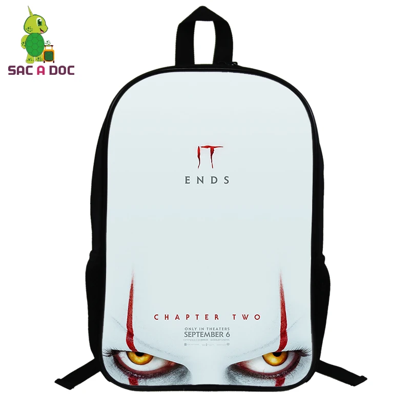 14,5 дюймов Mochila IT Horror Movie рюкзак "Клоун" школьные сумки для девочек и мальчиков-подростков, маленький рюкзак, дорожные сумки через плечо - Цвет: 25