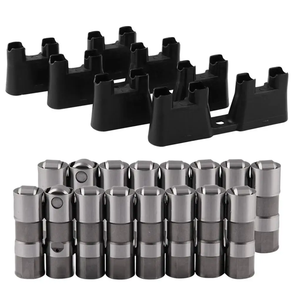 

Automotive High Performance Valve Tappet LS7 LS2 16 Performance Hydraulic Roller Lifters & 4 Guides 12499225 HL124