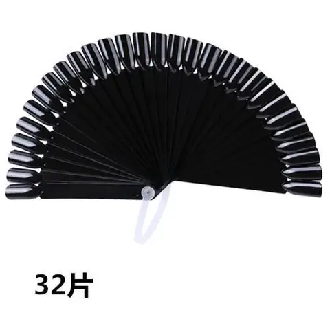 New False Nail Art Polish Gel Tip Practice Card Display Fan Swatch Multiple Pieces Practice Display Tools