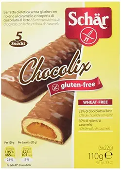 

Dr. Schar Barritas de Chocolate - 5 Barritas