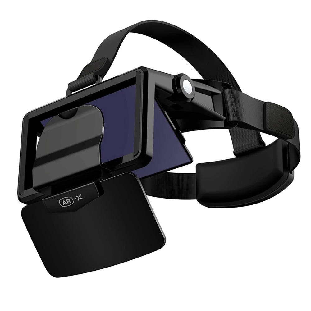 FIITAR-X AR Smart Glasses Enhanced 3D VR Glasses Box Headphones Virtual Reality Helmet VR Headset For 4.7-6.0 Inches Smartphone