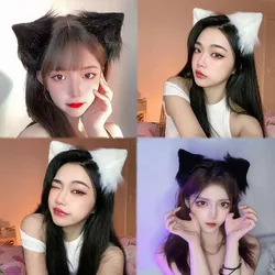 Lolita ears fur ears gray white black stereo simulation cute cat ears animal ears