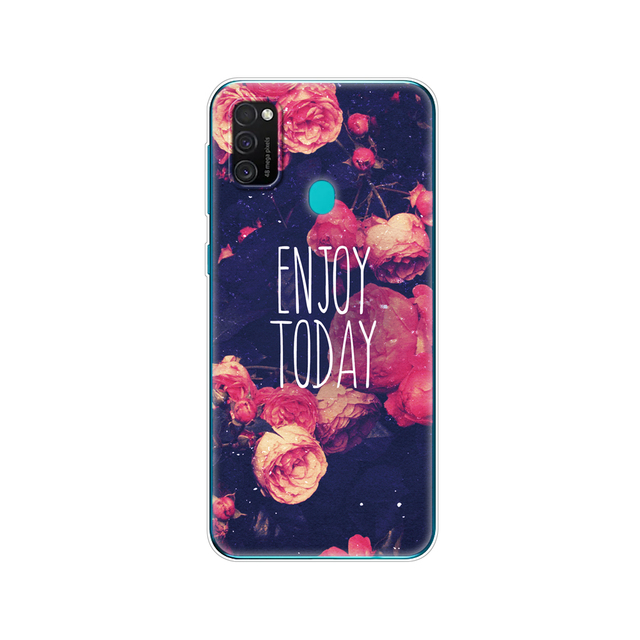 Samsung M21 Case 6.4" Soft Silicon Tpu Cover For Samsung Galaxy M21 M 21 SM-M215FZGUSER m215 Phone Back Shell Bumper Funda