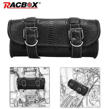 

Brown Black Universal Motorcycle Saddle Bags PU Leather Motorbike Side Tool Pouch Tail Bag Luggage Moto Fashion
