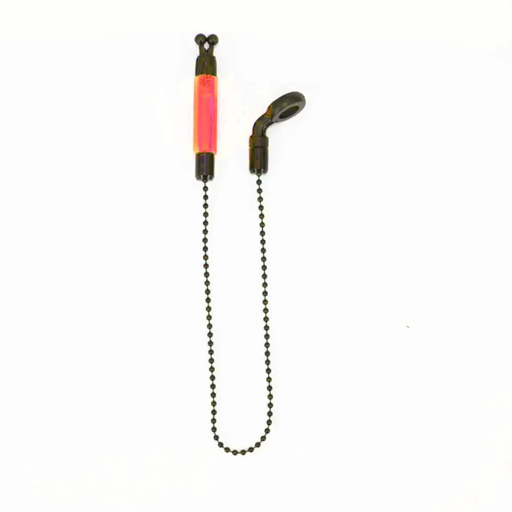 4 цвета рыболовная сигнализация для укуса, подвесной светильник, удочка, рыболовные снасти, индикатор укуса, сигнализация, прочные рыболовные инструменты, аксессуары - Цвет: Красный