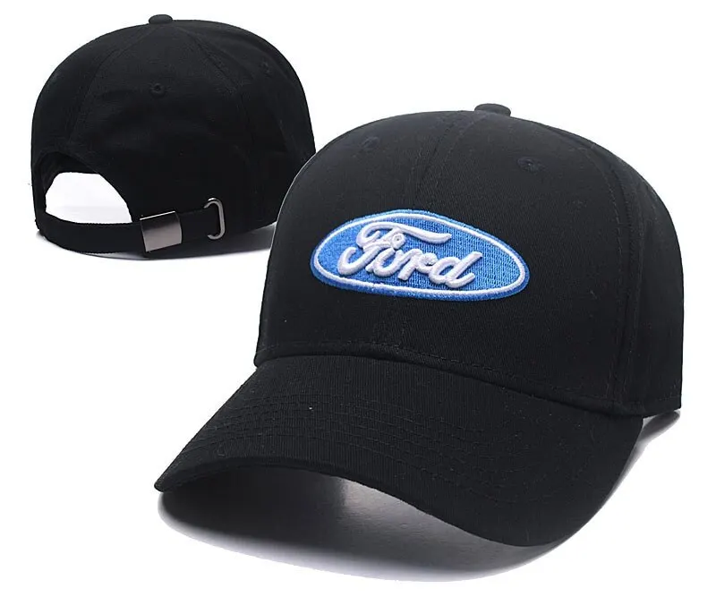 

2018 New Ford logo black style Auto Logo Adjustable Embroidered snapback hood Hat Mens Women Unisex