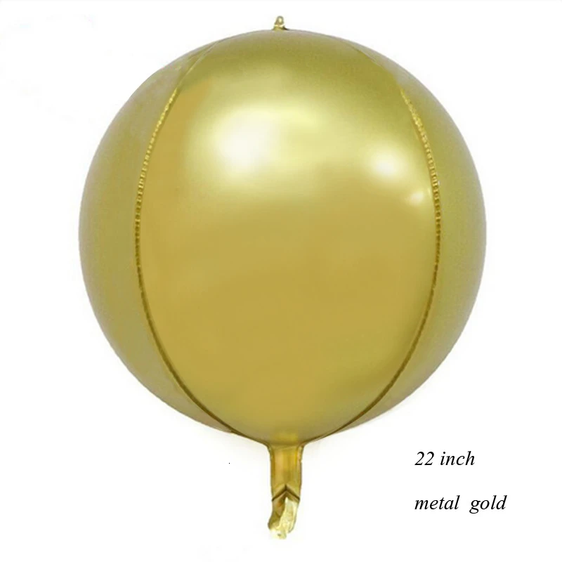 1PC metal gold 1 шт звезда и сердце 18/22 дюймов Металл 4D диско градиент цвета шар детский душ Декор реквизит для фотосессии Свадьба День рождения принадлежности - Цвет: 1PC metal gold