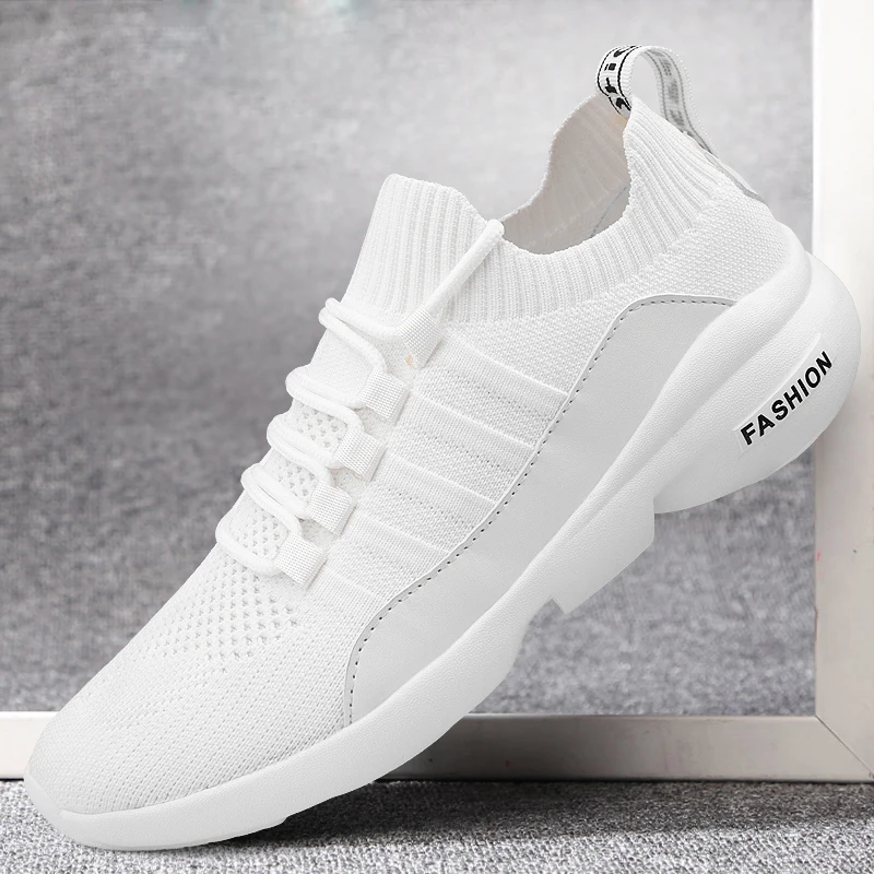 Casual Shoes Damyuan Sock-Sneakers Tenis Walking-Mesh Super-Light Outdoor Jogging Slip-On