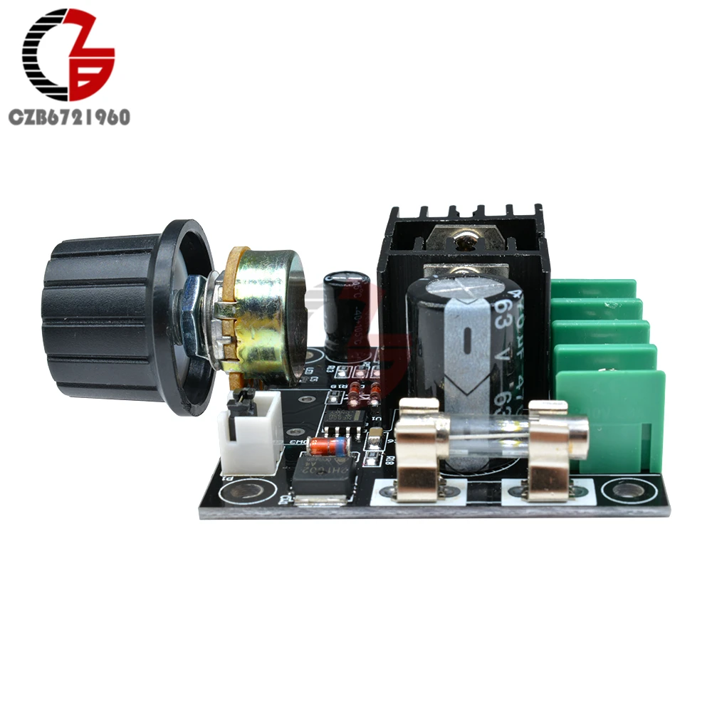 

10A 12V-40V PWM DC Motor Speed Controller Smooth Soft Start Brushless Motor Speed Control Power Regulator with Knob Switch