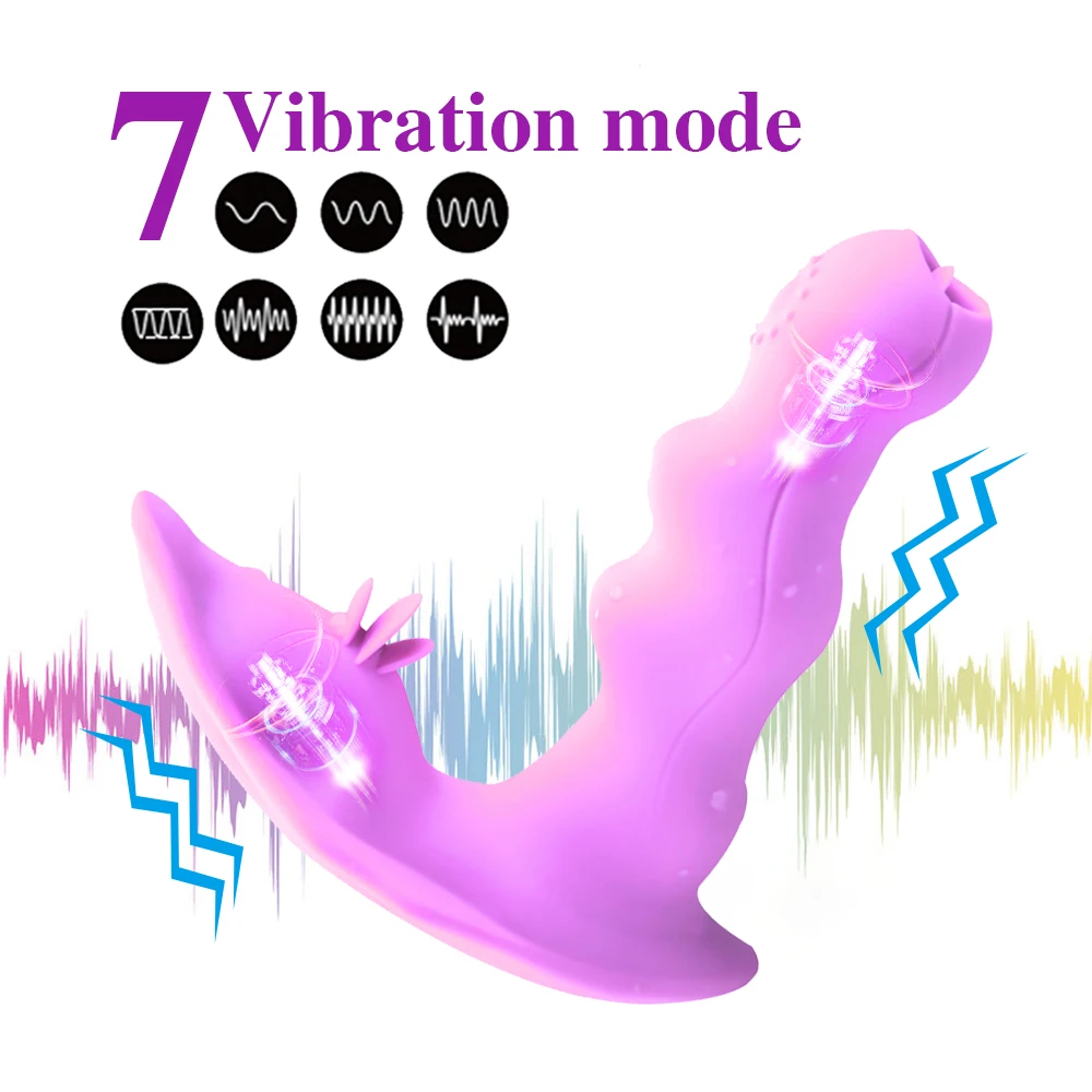 Wearable Panties Dildo Vibrator For Women Vagina Licking Wireless Remote Vibrators Adult Sex Toys For Adults Clitoris Stimulator (4)